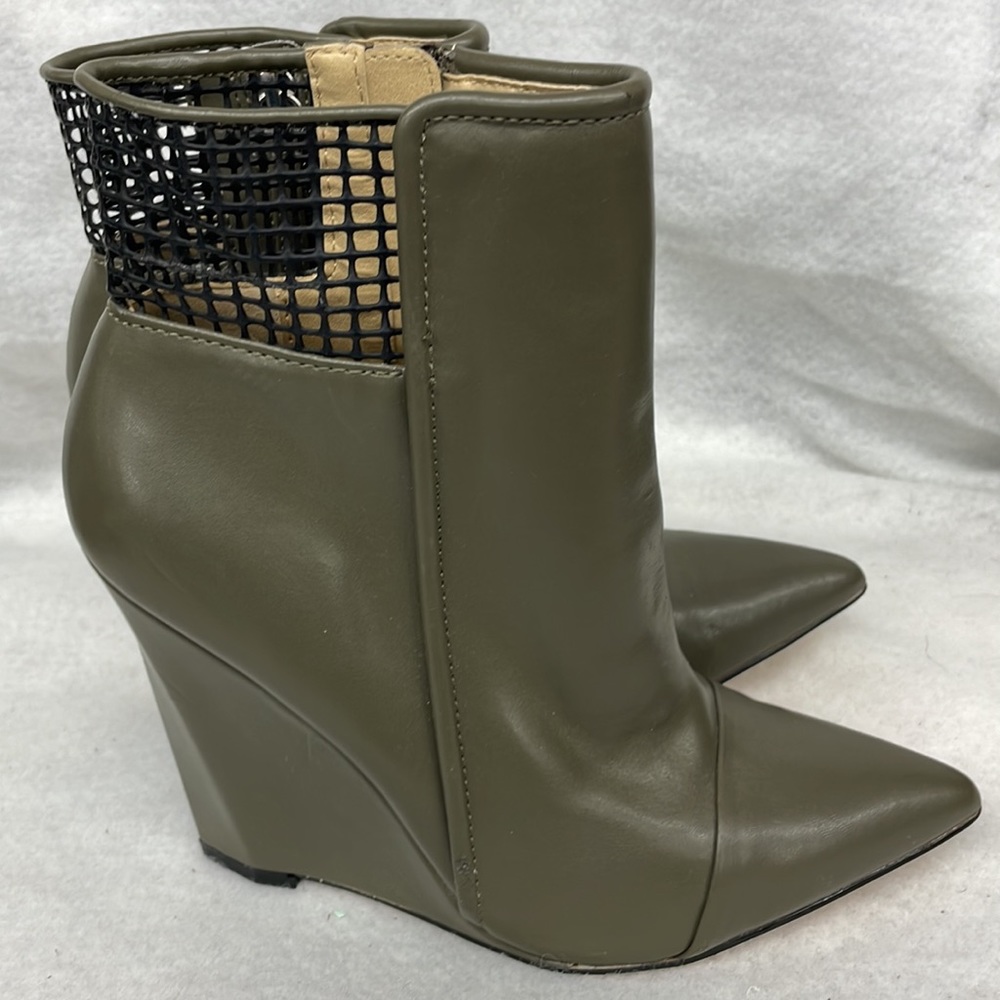G X sadami new wedges heels booties ladies sz 7.5